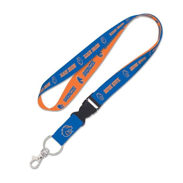Wincraft BOISE STATE BRONCOS Lanyard W/Detachable Buckle - Boise State University Alumni Keychain Key Holder Craft Supply