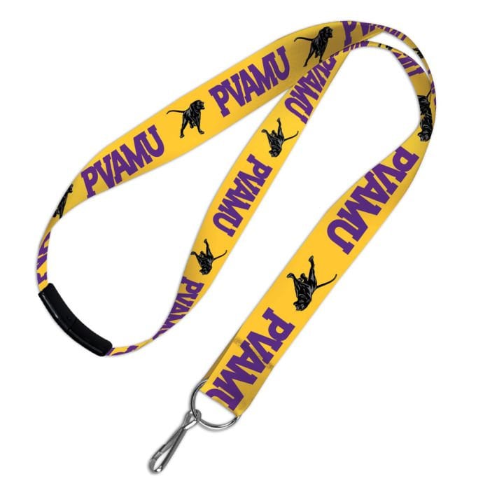 Wincraft PRAIRIE VIEW A&M PANTHERS Lanyard with Breakaway Clasp - Prairie View University Keychain Key Holder Craft Supply