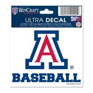 Wincraft ARIZONA BASEBALL Multi-Use Color Decal - University of Arizona Wildcats Vinyl Decal Sticker for Car or Truck Window Craft Supply