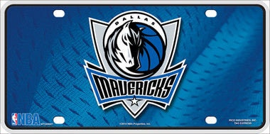 DALLAS MAVERICKS Metal License Plate Sign Novelty Vanity Craft Supply