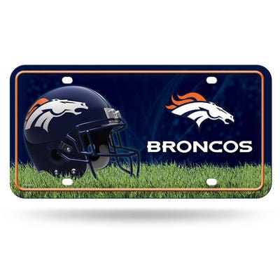 DENVER BRONCOS Metal License Plate Sign Novelty Vanity Craft Supply