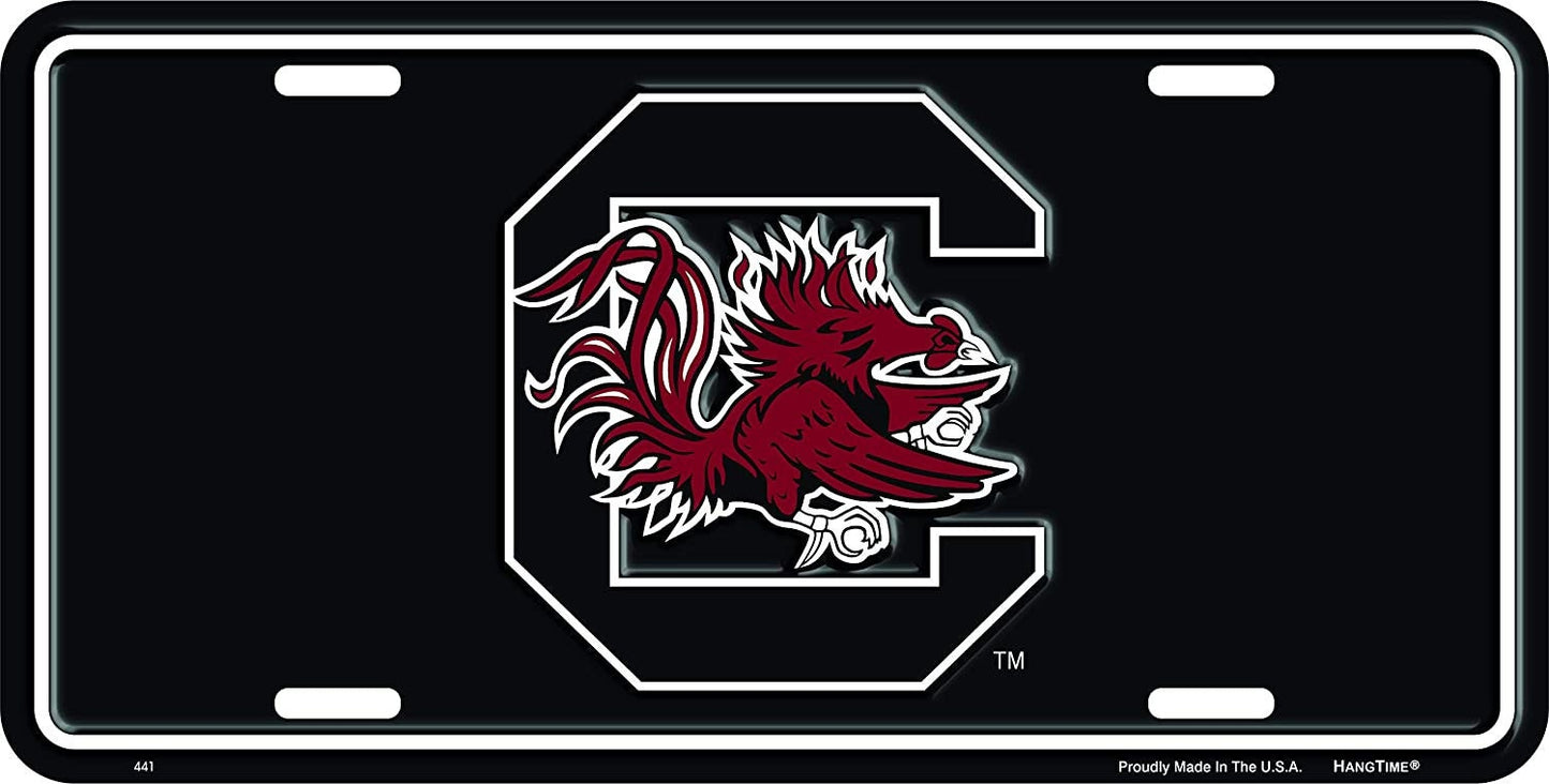 SOUTH CAROLINA GAMECOCKS Metal License Plate Sign Novelty Vanity Craft Supply