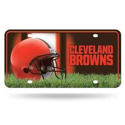 CLEVELAND BROWNS Metal License Plate Sign Novelty Vanity Craft Supply