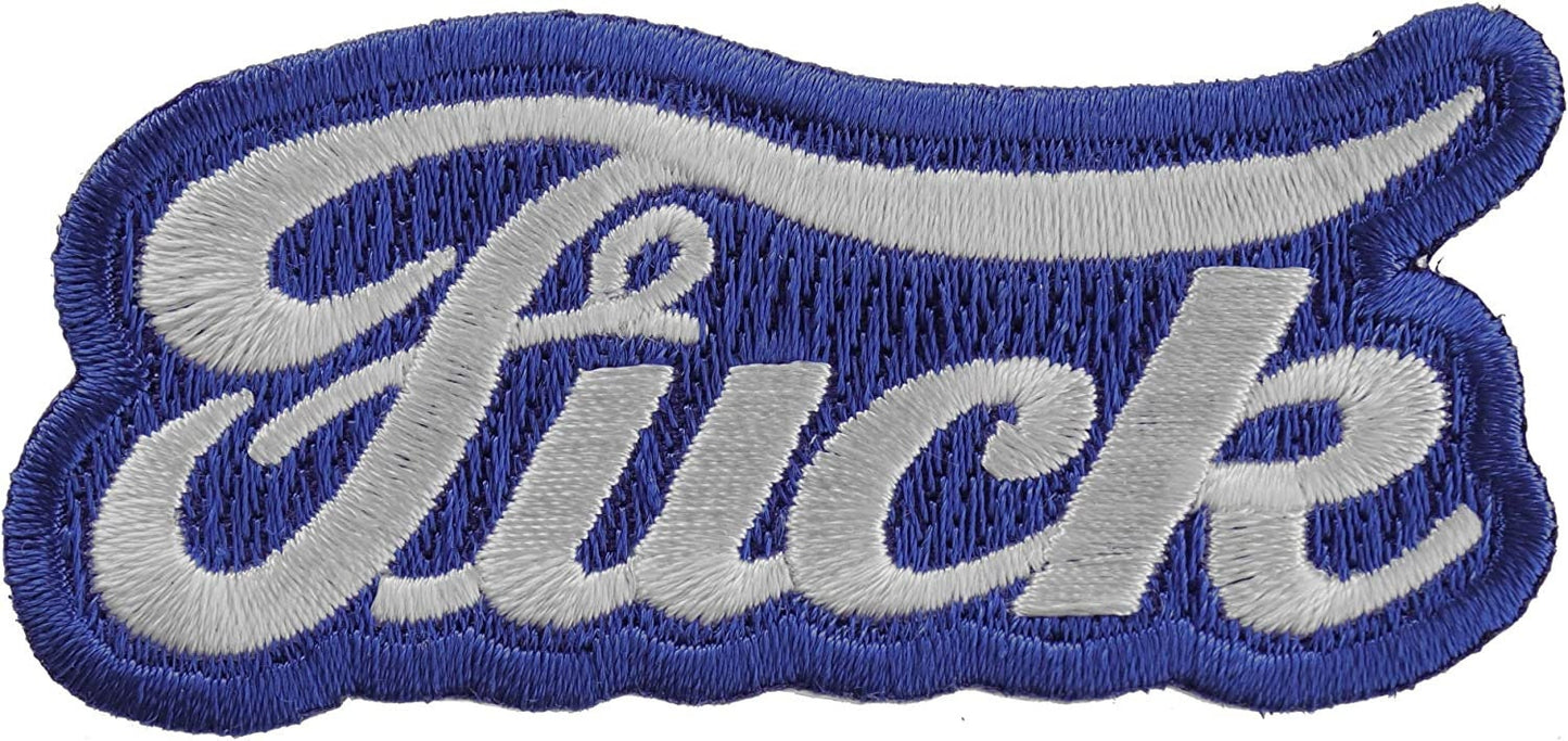 Ford Fuck Biker Patch - 3x1.25 inch – Motorcycle Embroidered Patch Appliqué Craft Supply