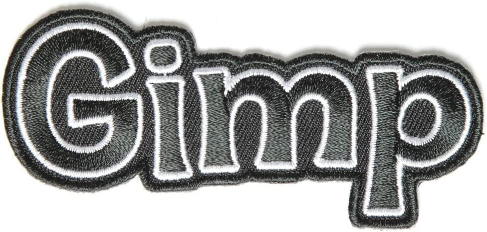 Gimp Patch Funny Saying Patch - 3.5x1.5 inch – Funny Embroidered Patch Appliqué Craft Supply