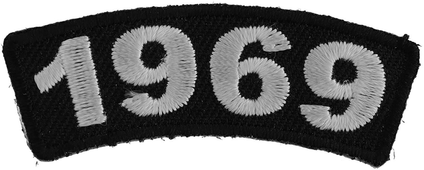 1969 Year Patch - 2.2x0.75 inch – Military Embroidered Patch Appliqué Craft Supply