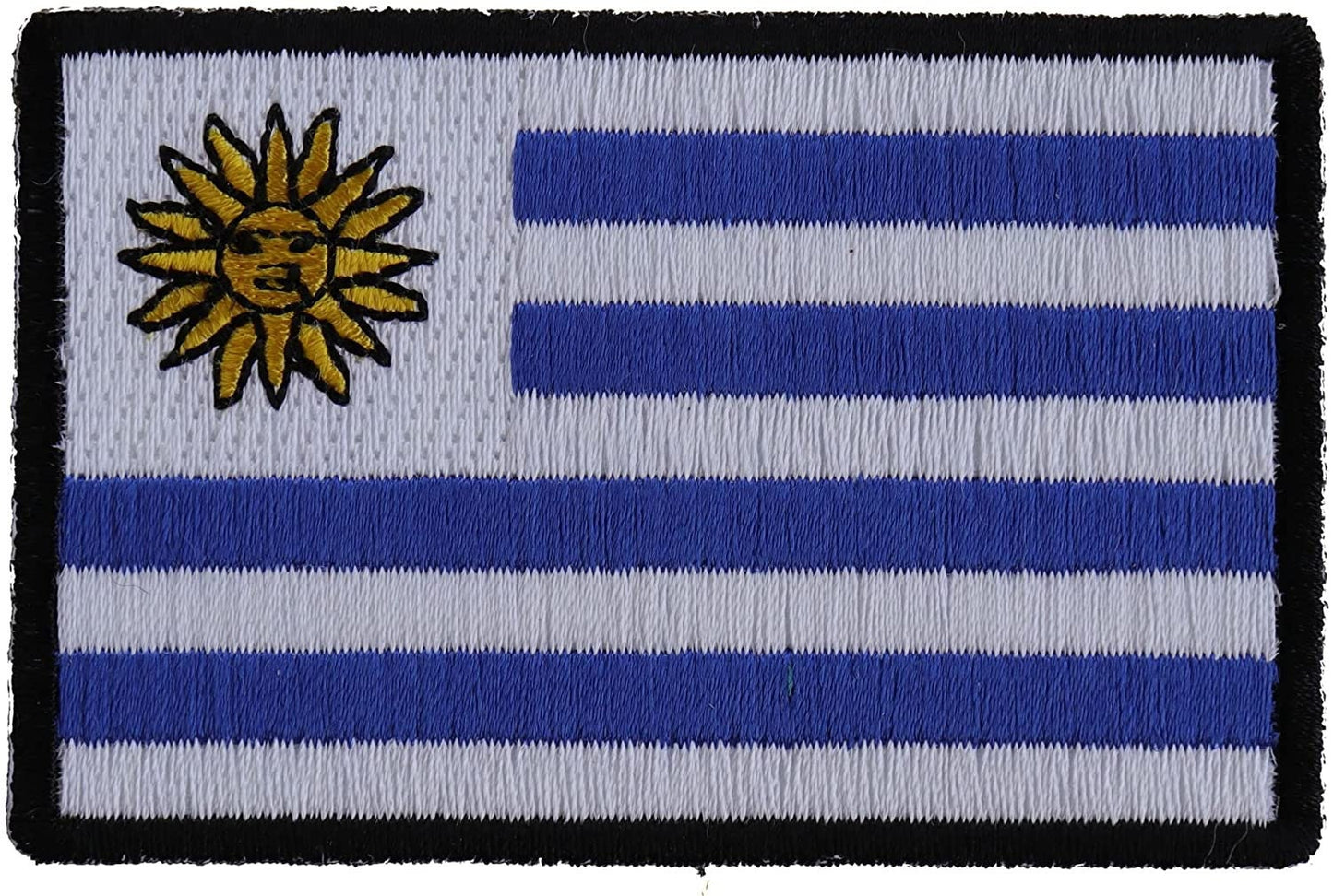 Uruguay Flag Patch Uruguayans Patch - 3x2 inch – Motorcycle Embroidered Patch Appliqué Craft Supply