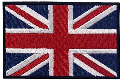 United Kingdom Flag British Patch - 3x2 inch – Motorcycle Embroidered Patch Appliqué Craft Supply