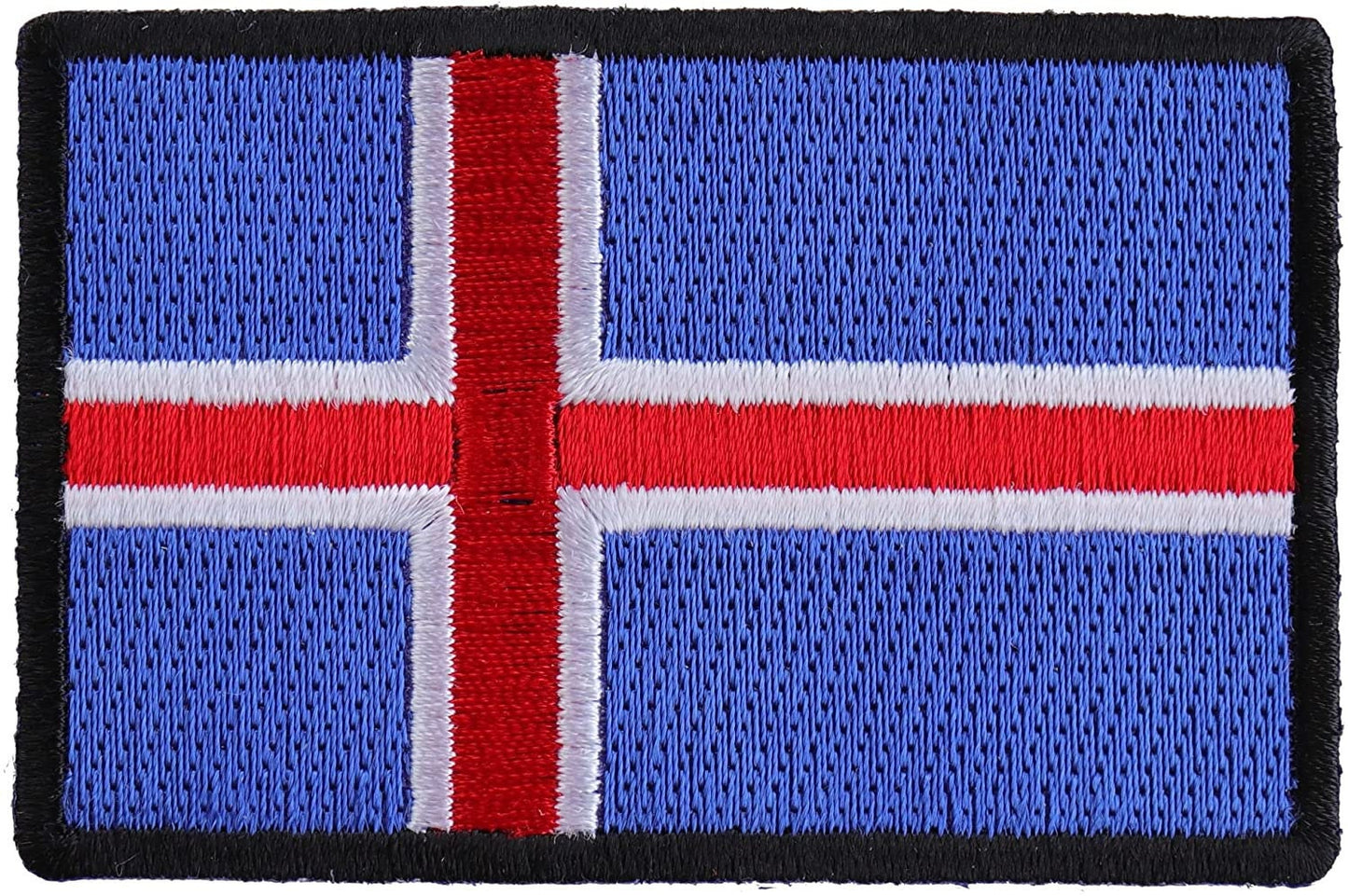 Iceland Flag Patch Icelanders Icelandic - 3x2 inch – Motorcycle Embroidered Patch Appliqué Craft Supply