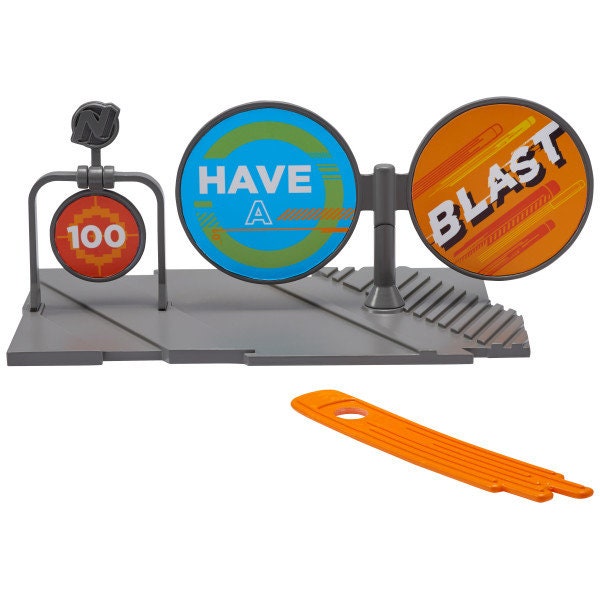 NERF This Is Nerf Nation Cake Topper - Dart Gun Target Birthday Party Cake Decoration - Kids Birthday Decoset Craft Supply