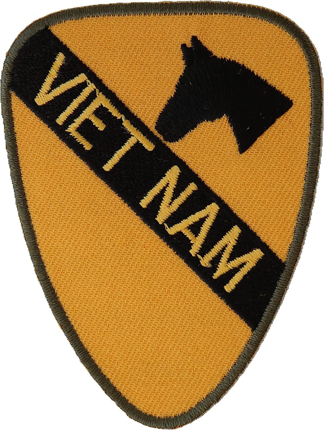 Vietnam 1st Cavalry Patch - 2.3x3 inch – Military Embroidered Patch Appliqué Craft Supply