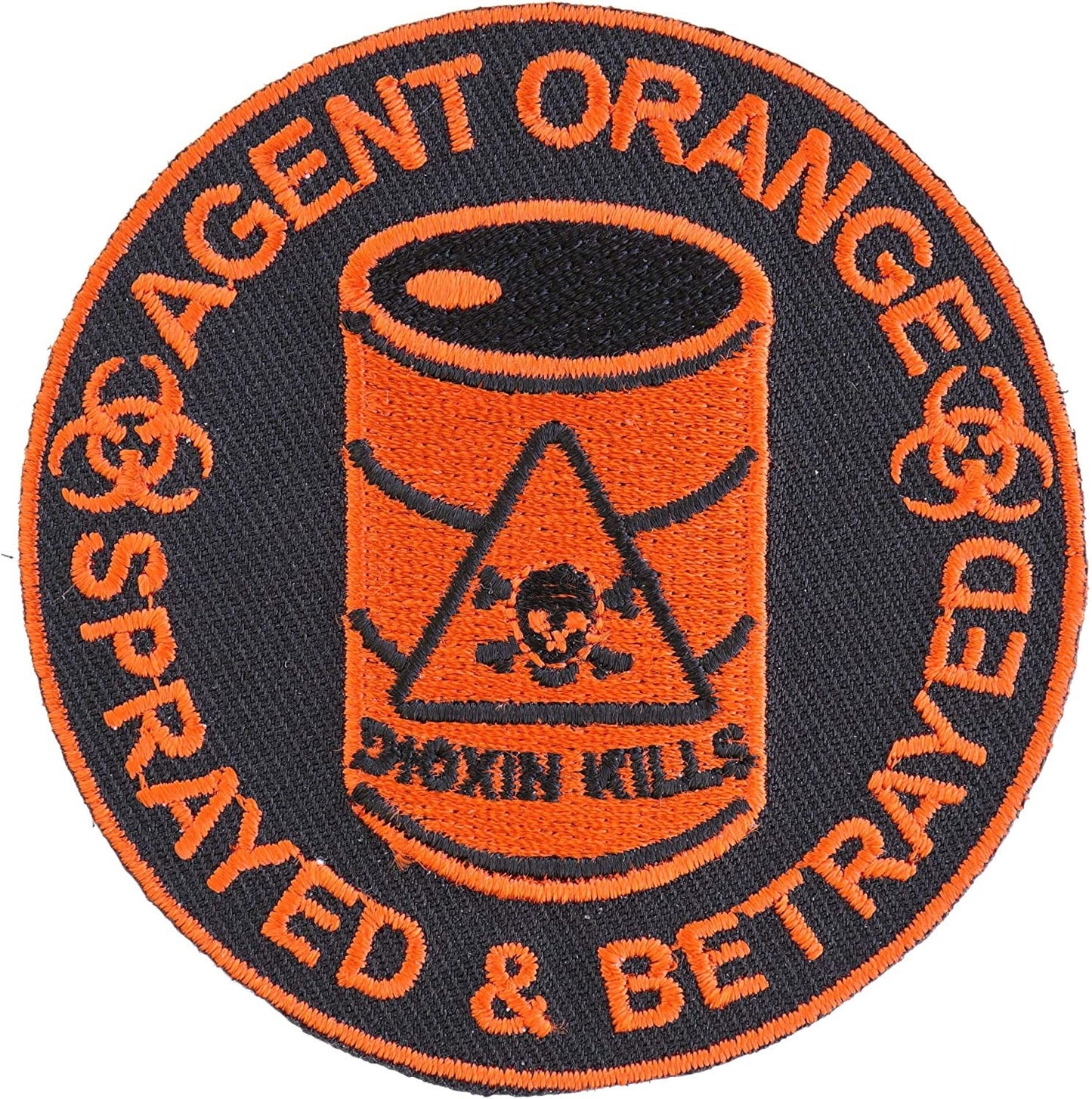 Agent Orange Sprayed and Betrayed Patch - 3x3 inch – Military Embroidered Patch Appliqué Craft Supply