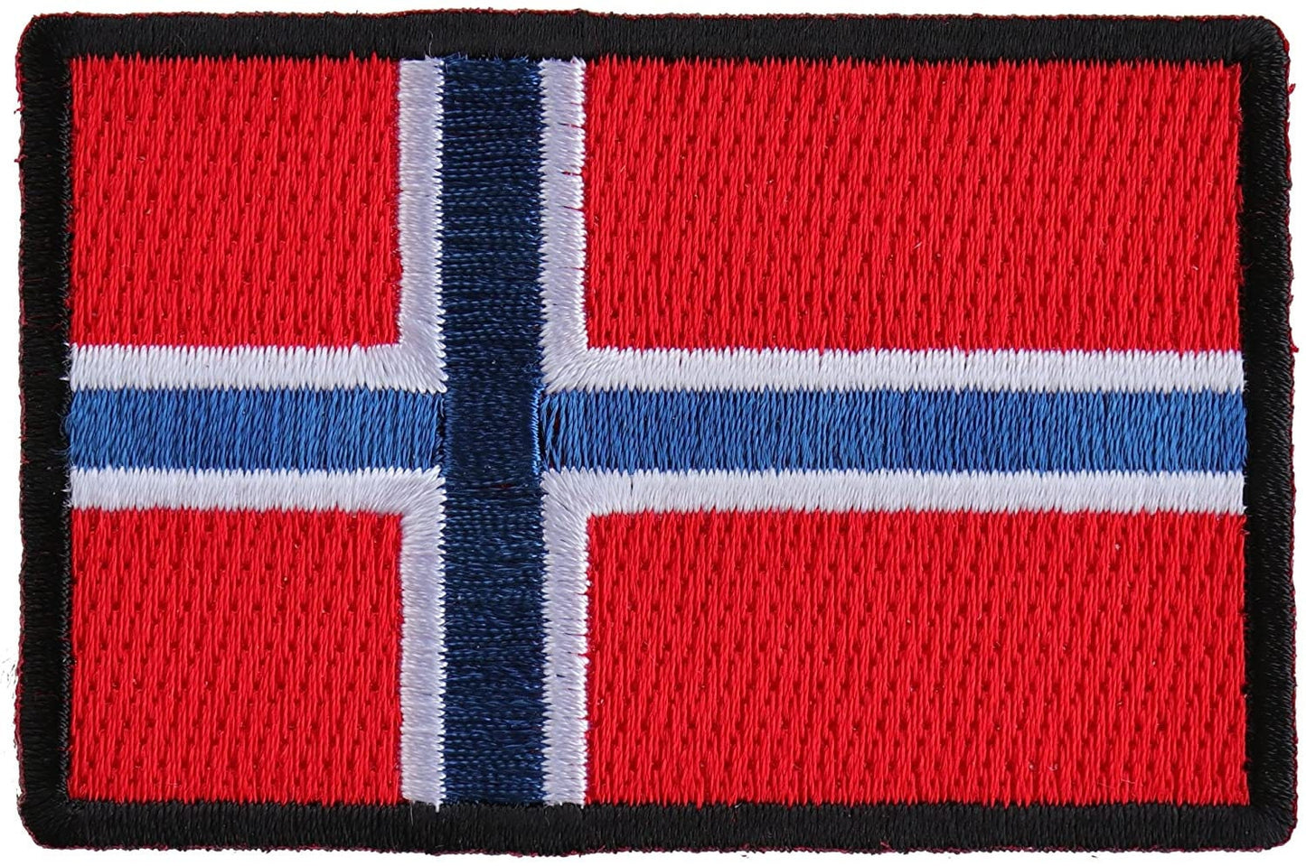 Norway Flag Patch Norwegian - 3x2 inch – Motorcycle Embroidered Patch Appliqué Craft Supply