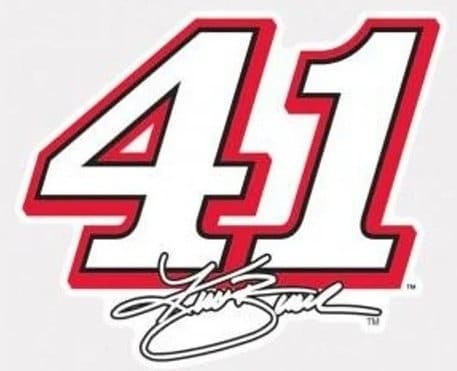 Officially Licensed KURT BUSCH #41 Perfect Cut Color Decal - NASCAR Racing Vinyl Decal Sticker for Car or Truck Window Craft Supply