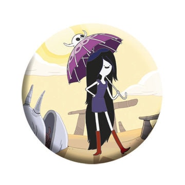 ADVENTURE TIME Marceline the Vampire Queen Pinback Button Badge - Cartoon Network Animation Anime Series - Round 1.25" Button Craft Supply