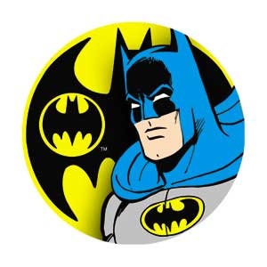 BATMAN With Logo Pinback Button Badge - DC Comics Originals - Round 1.25" Button Craft Supply
