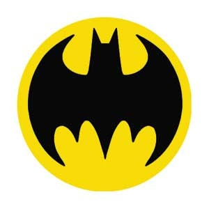 BATMAN Logo Pinback Button Badge - DC Comics Originals - Round 1.25" Button Craft Supply