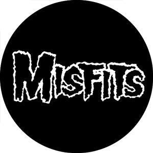 MISFITS Band Logo Pinback Button Badge - American Punk Rock Band - Round 1.25" Button Craft Supply
