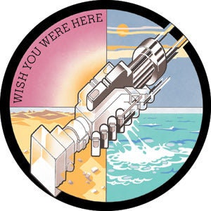 PINK FLOYD Gear Logo Pinback Button Badge - Wish You Were Here Album - Round 1.25" Button Craft Supply