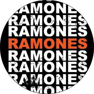 RAMONES Logo Pinback Button Badge - American Punk Rock Band - Round 1.25" Button Craft Supply
