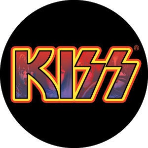 KISS Logo Pinback Button Badge - Rock Band - Round 1.25" Button Craft Supply