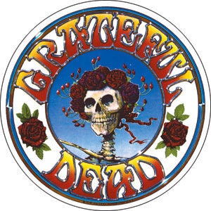 GRATEFUL DEAD Skull Rose Logo Pinback Button Badge - Jerry Garcia Album American Rock Band - Round 1.25" Button Craft Supply