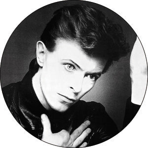 DAVID BOWIE Heroes Pinback Button Badge - David Bowie Musician Rock Music Album Song - Round 1.25" Button Craft Supply