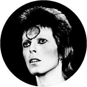 DAVID BOWIE Black & White Pinback Button Badge - David Bowie Musician Rock Music Album Song - Round 1.25" Button Craft Supply