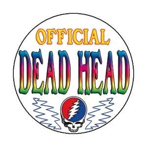 GRATEFUL DEAD Deadhead Pinback Button Badge - Grateful Dead Fans American Rock Band - Round 1.25" Button Craft Supply