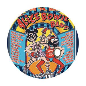 CHEECH & CHONG Alice Bowie Band Pinback Button Badge - Skit Earache My Eye Wedding Album Comedy - Round 1.25" Button Craft Supply
