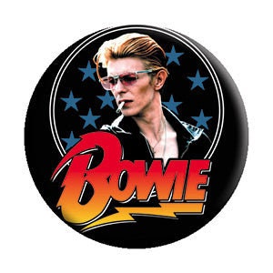 DAVID BOWIE Stars Pinback Button Badge - David Bowie Stars Are Out Tonight Musician Rock Music Album - Round 1.25" Button Craft Supply