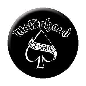 MOTORHEAD Ace of Spades Pinback Button Badge - Lemmy English Rock Band Song - Round 1.25" Button Craft Supply