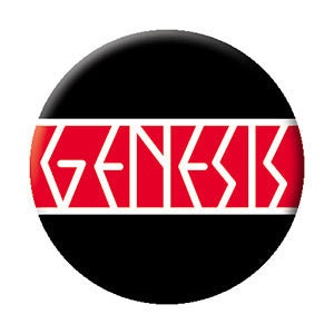 GENESIS Logo Pinback Button Badge - Phil Collins English Rock Band Album Music - Round 1.25" Button Craft Supply