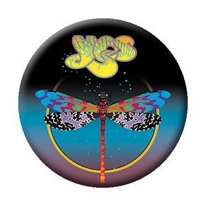 YES Dragonfly Pinback Button Badge - English Rock Band Album Music - Round 1.25" Button Craft Supply