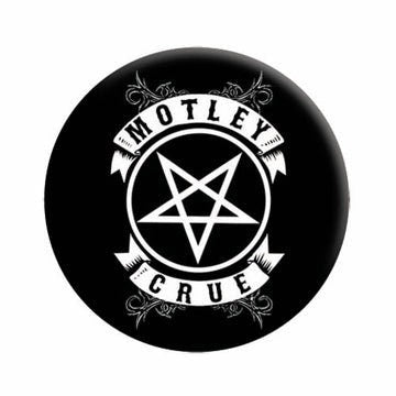 MOTLEY CRUE Ribbons Pinback Button Badge - American Heavy Metal Band Album Music - Round 1.25" Button Craft Supply