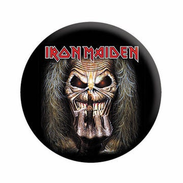 IRON MAIDEN Candlelight Pinback Button Badge - English Heavy Metal Band Music - Round 1.25" Button Craft Supply