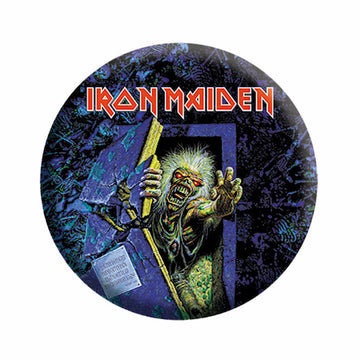 IRON MAIDEN Dying Pinback Button Badge - English Heavy Metal Band Music - Round 1.25" Button Craft Supply