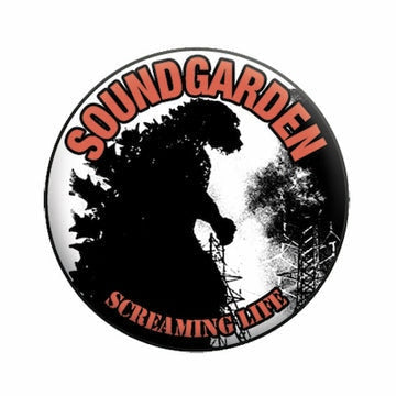 SOUNDGARDEN Screaming Life Pinback Button Badge - Chris Cornell Debut EP American Rock Band Album Music - Round 1.25" Button Craft Supply