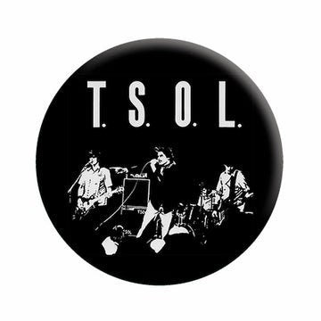 T.S.O.L. True Sounds of Liberty Pinback Button Badge - EP Cover American Rock Band Album Music - Round 1.25" Button Craft Supply