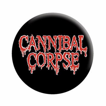 CANNIBAL CORPSE Band Logo Pinback Button Badge - American Death Metal Band Album Music - Round 1.25" Button Craft Supply