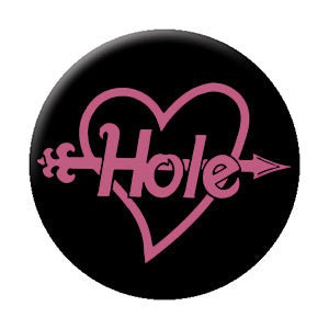 HOLE Arrow Heart Pinback Button Badge - Courtney Love Alternative Rock Band - Round 1.25" Button Craft Supply