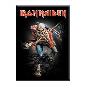 IRON MAIDEN British Flag Magnet - 2.5x3.5 Inch - Magnet for Refrigerators and Lockers - Rock Band Craft Supply