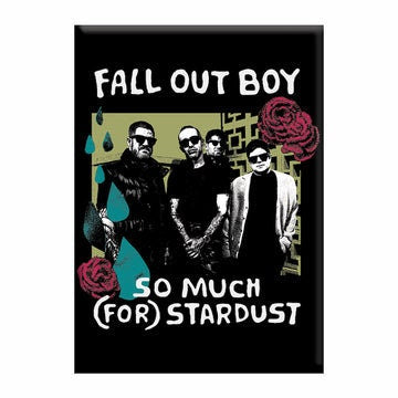 FALL OUT BOY Roses Magnet - 2.5x3.5 Inch - Magnet for Refrigerators and Lockers - Pete Wentz Live Concert Tour American Rock Band