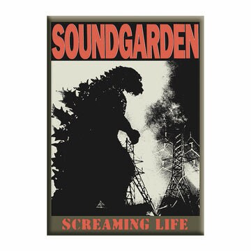 SOUNDGARDEN Screaming Life Magnet - 2.5x3.5 Inch - Magnet for Refrigerators and Lockers - Chris Cornell American Rock Band Craft Supply