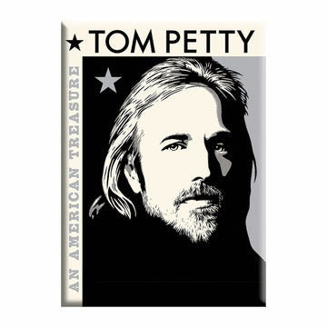 TOM PETTY American Treasure Magnet - 2.5x3.5 Inch - Magnet for Refrigerators and Lockers - Tom Petty Rock Band Craft Supply