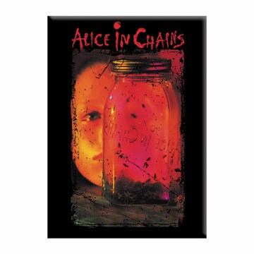 ALICE IN CHAINS Jar of Flies Magnet - 2.5x3.5 Inch - Magnet for Refrigerators and Lockers - Layne Staley American Rock Band Album