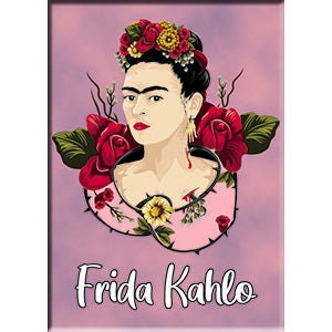 FRIDA KAHLO Thorns Portrait Magnet - 2.5x3.5 Inch - Magnet for Refrigerators and Lockers