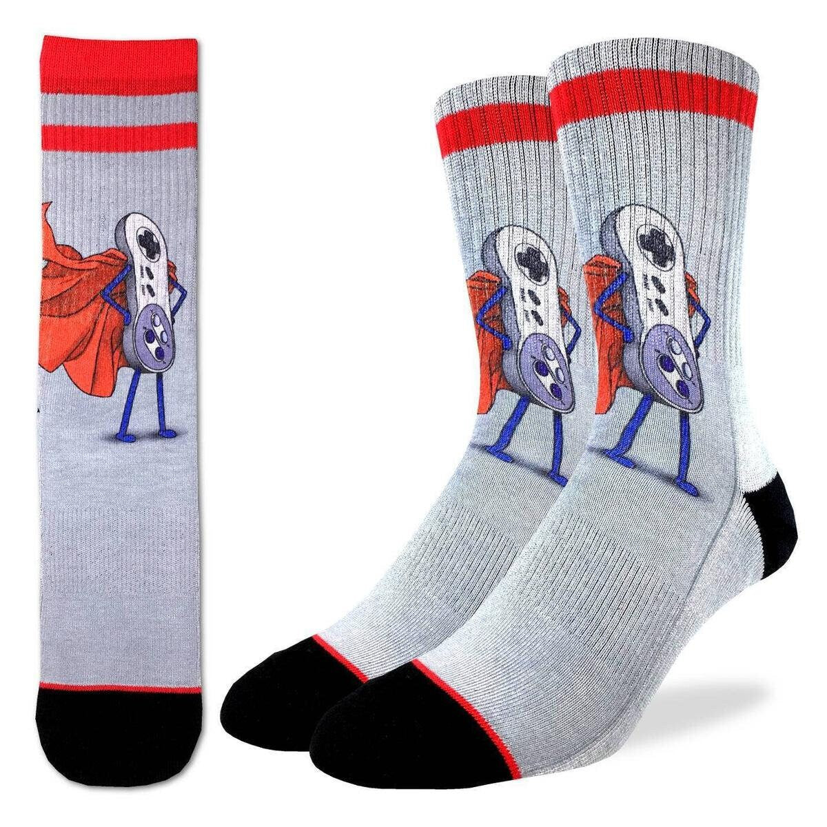 Super Video Game Controller Socks - Video Gaming Novelty Socks - Men's Adult 8-12 Unisex - For Craft Costume Supply
