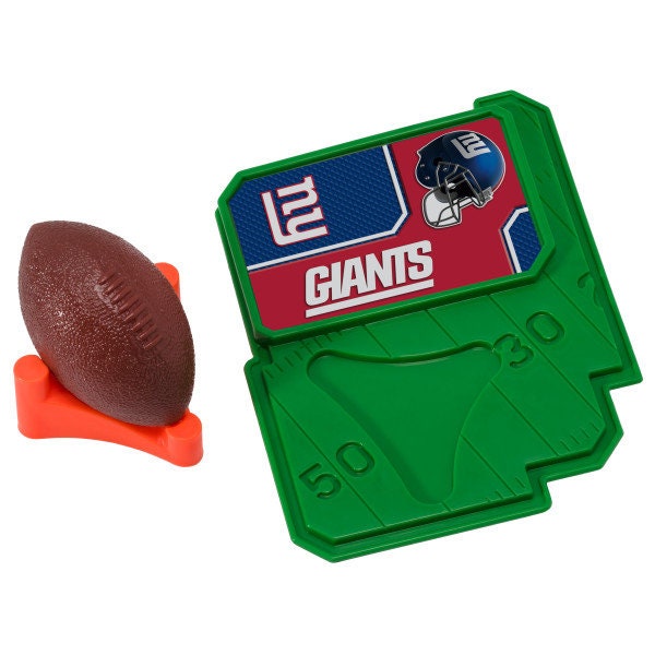 NEW YORK GIANTS Cake Topper Nfl Football Tee Field - New York Giants Football Cake Decoration Topper Decoset Birthday Craft Supply
