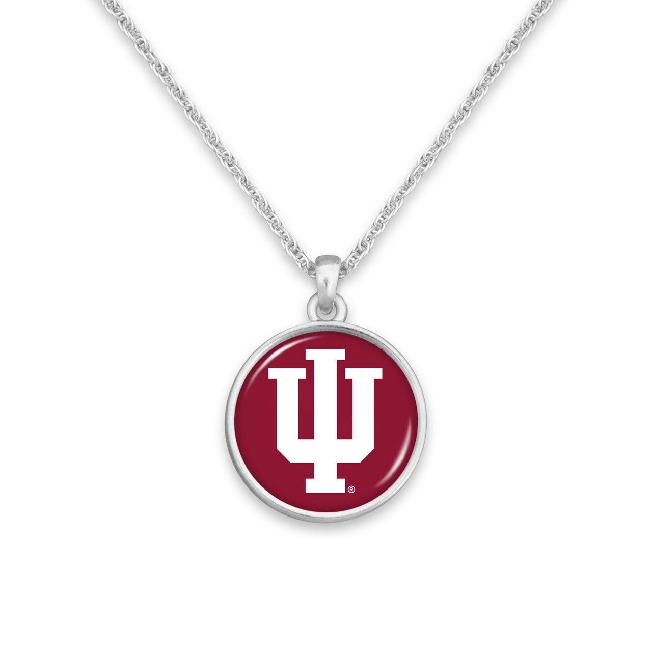 Officially Licensed INDIANA HOOSIERS Necklace - Pewter Charm Sterling Plated - College of Charleston